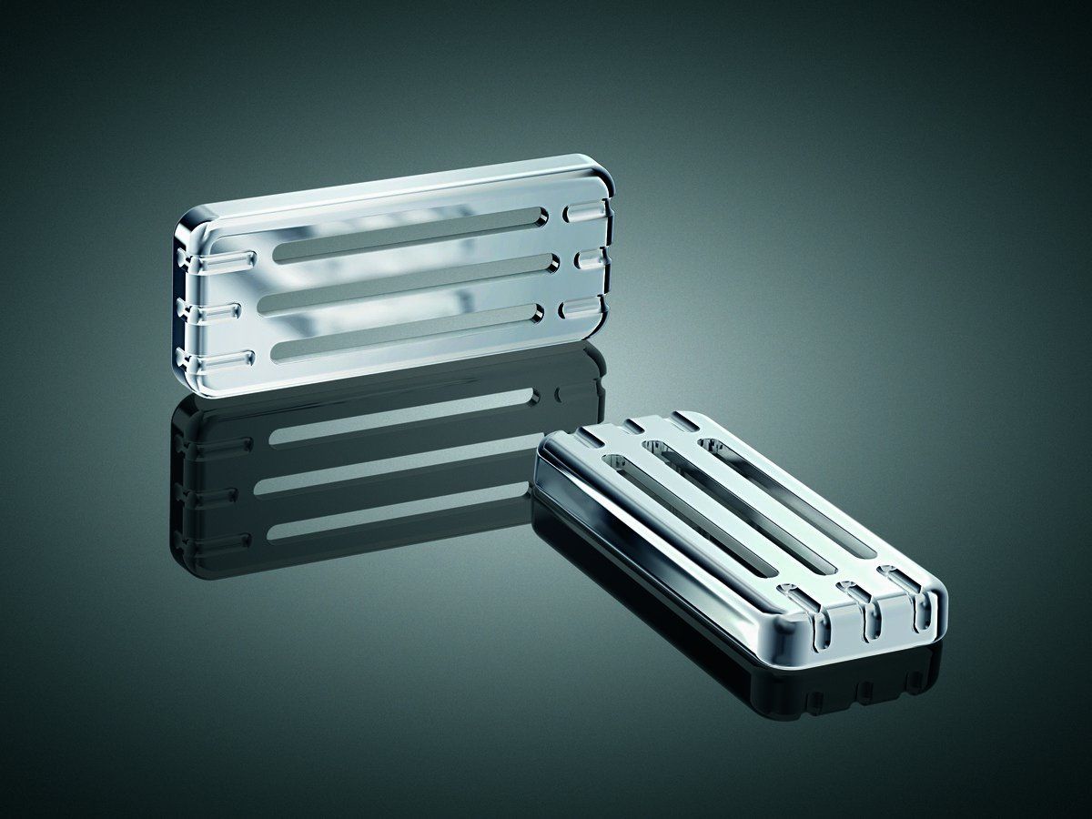 Enhance Your Ride: Kuryakyn 9002 Chrome Reflector Covers for Honda & Yamaha Motorcycles