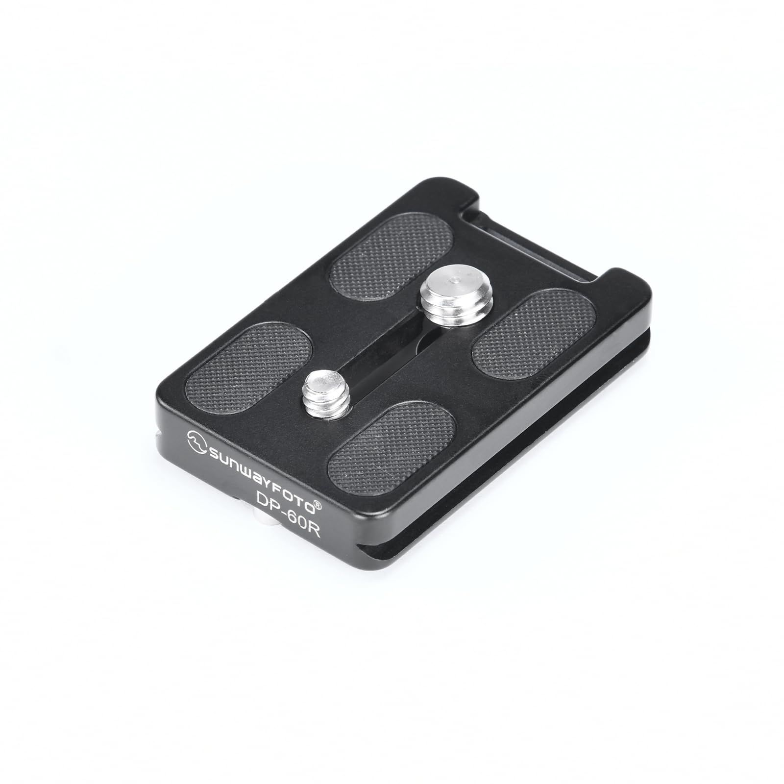 "Sunwayfoto DP-60R 60mm QR Plate: Versatile Arca Swiss Plate with 1/4" & 3/8" Screws for Perfect Camera Stability"