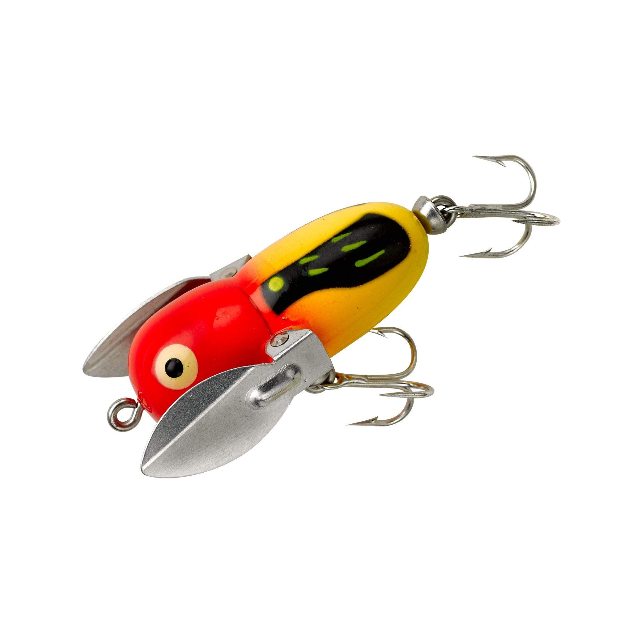 "Buy Heddon X0320YRH Tiny Crazy Crawler 1.75" 1/4 oz Yellow Hornet - Top Fishing Lure for Bass & Panfish"
