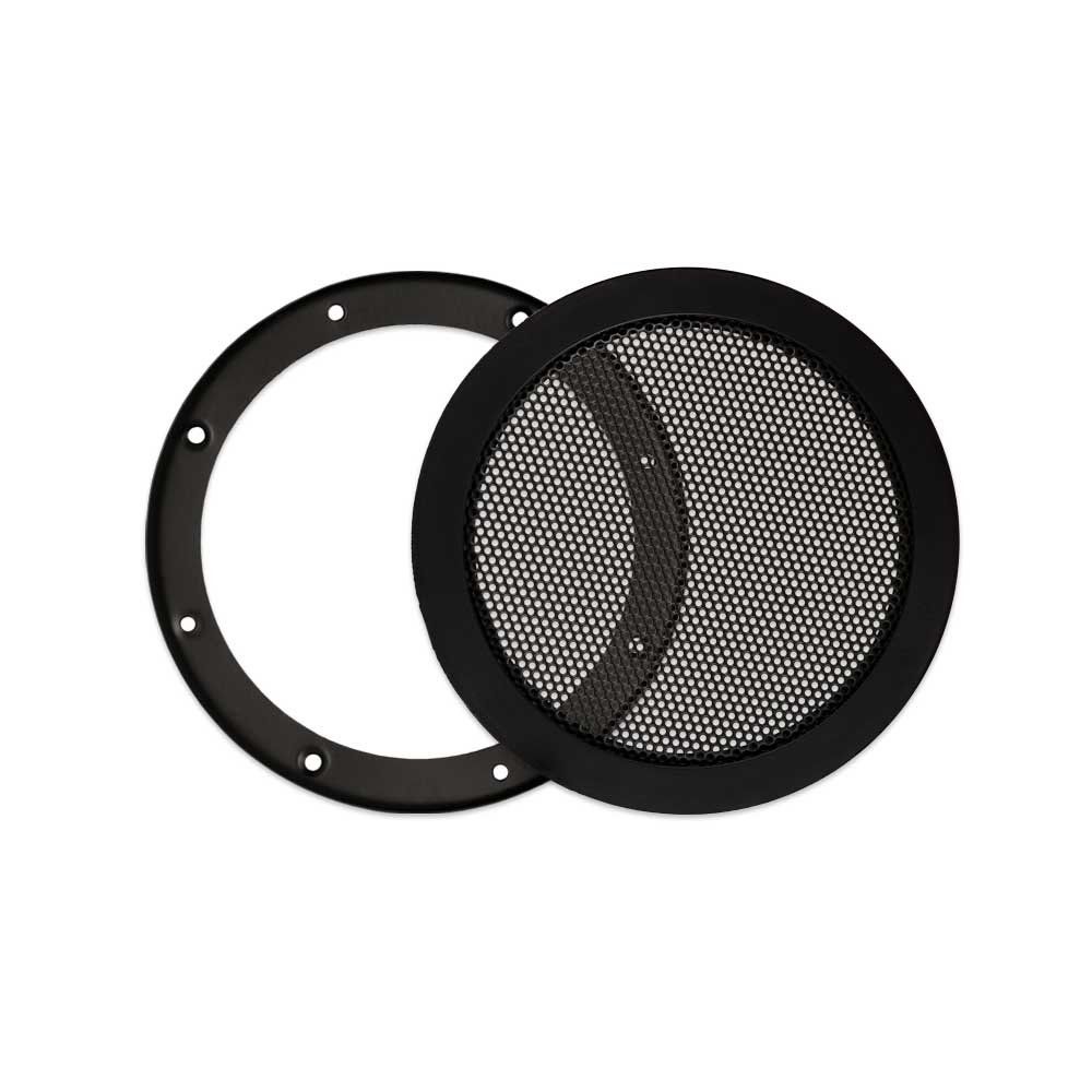"Goldwood 5.25" Subwoofer Grille - Durable Steel Mesh Speaker Woofer Grill in Black (SG-M5)"