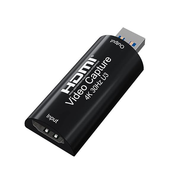 4K HDMI Video Capture Card - BIFALE USB 3.0 for 1080P 60FPS Gaming, Recording & Live Streaming