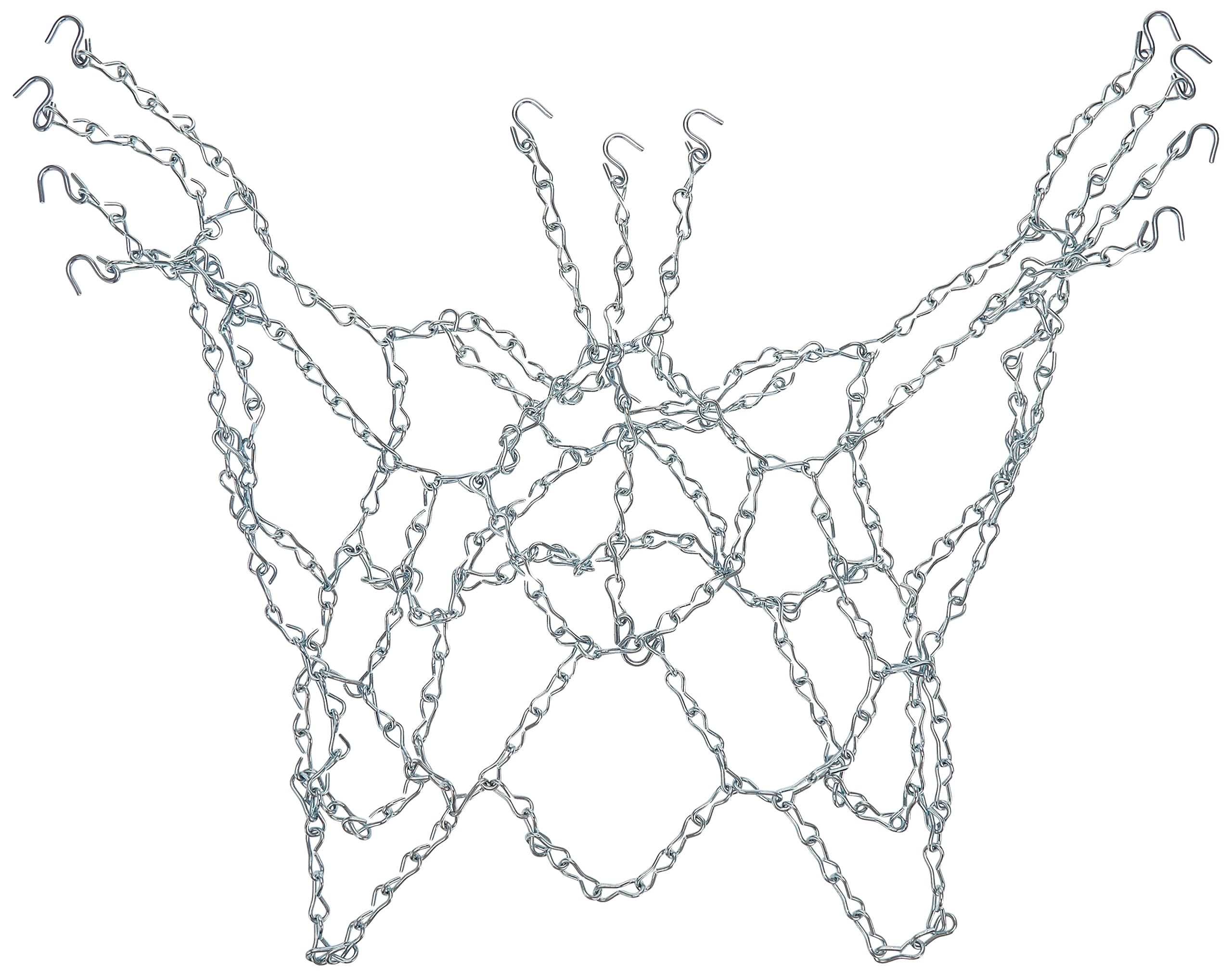 Champion Sports Heavy Duty Galvanized Steel Chain Basketball Net - 21 Inch Durable & Weather-Resistant