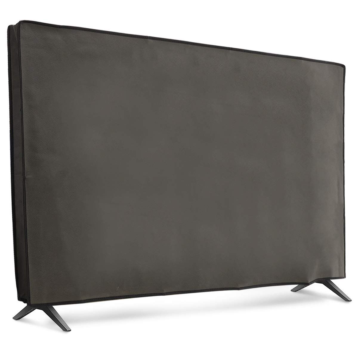 "KWMobile Dust Cover for 43" TV - Durable Dark Grey Fabric Protector for Indoor Flat Screen TVs"