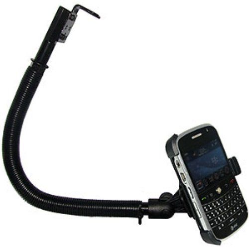 Amzer 15-Inch Steel Gooseneck Floor Mount for BlackBerry Bold 9000 - Durable & Adjustable Stand
