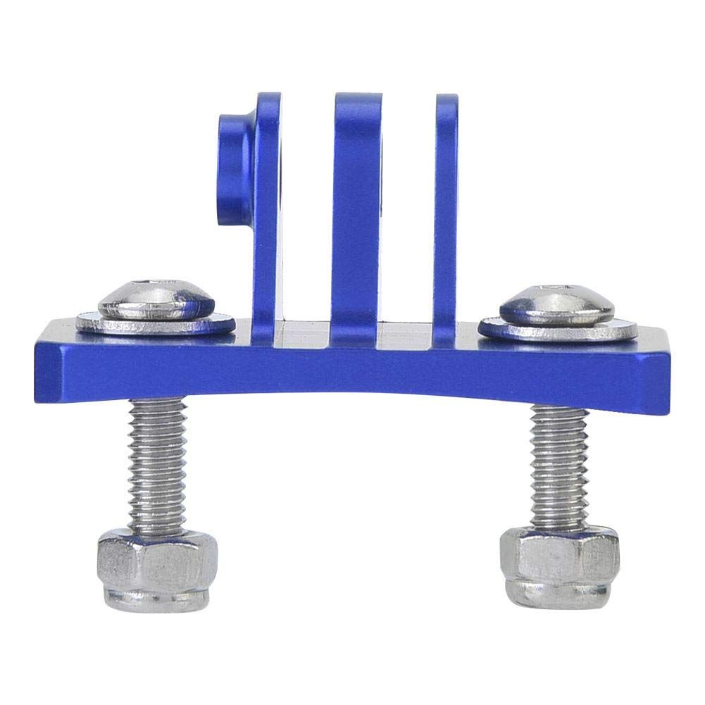 Portable Helmet Fixed Mount Holder for GoPro & DJI OSMO - Ideal for Skydiving & Cycling (Blue)