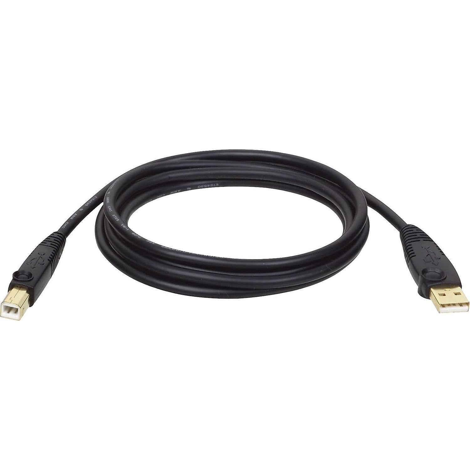 Tripp Lite 15-ft USB 2.0 High-Speed Cable Type-A to Type-B (M/M) - Reliable Data Transfer & Connectivity