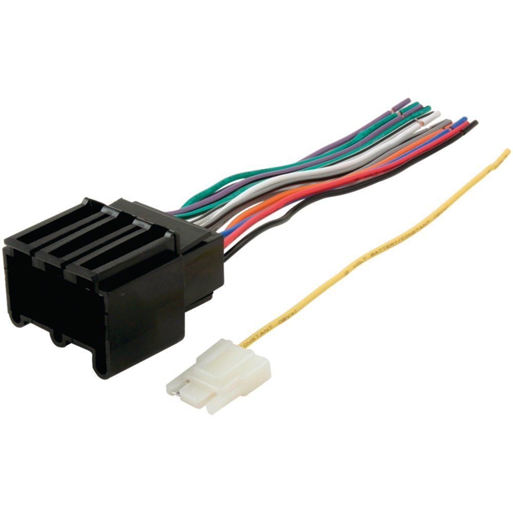 Scosche GM01B Power Connector for 1978-87 GM: Upgrade Your 4-Speaker System Today!