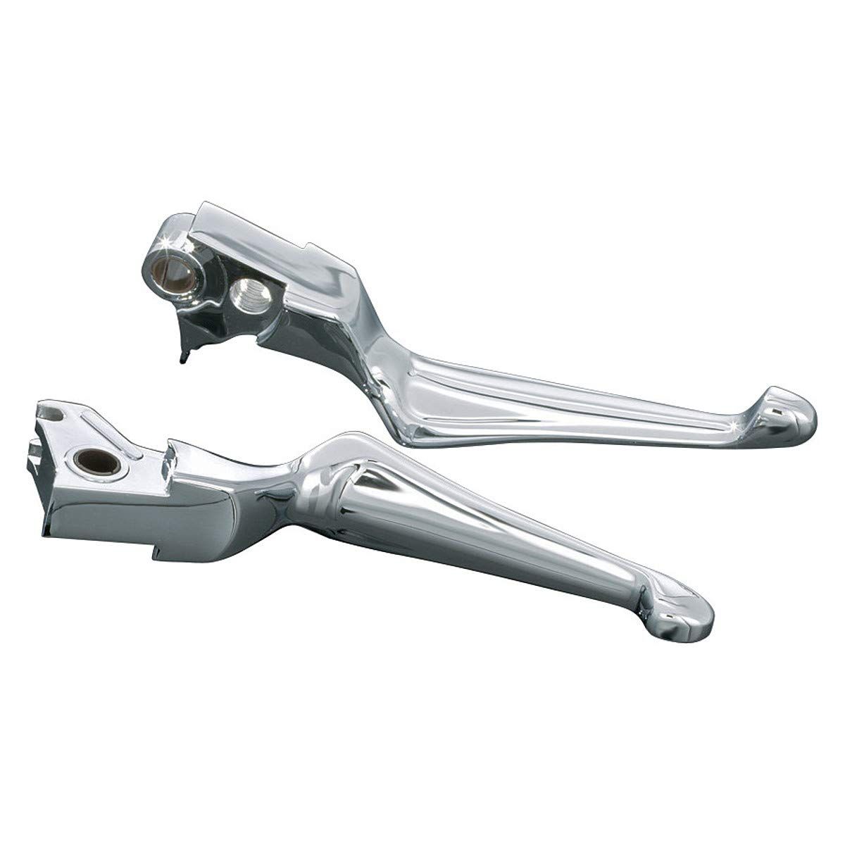Upgrade Your Harley: Kuryakyn 1038 Boss Blades Clutch & Brake Levers (1996-2017) - Chrome Handlebar Accessory