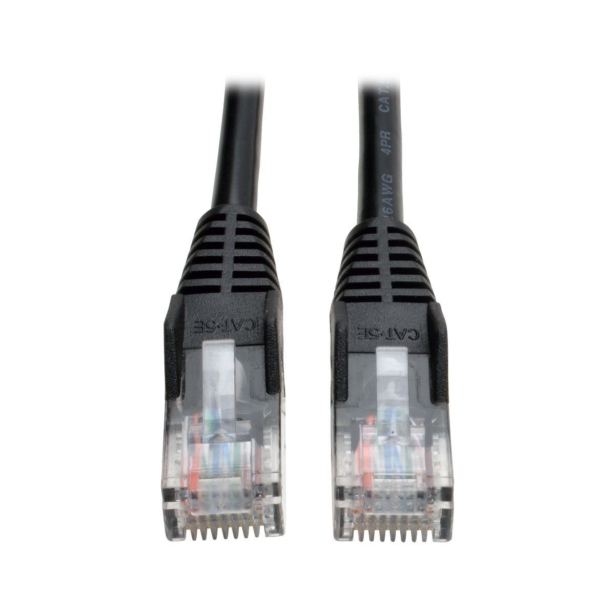 Tripp Lite 30-ft Cat5e 350MHz Snagless Patch Cable (RJ45 M/M) - Black for Fast Networking