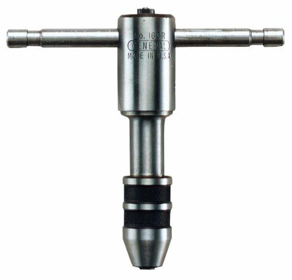 General Tools 160R Reversible Tap Wrench for Taps #0 to #8 - Precision Tool for DIY & Professionals