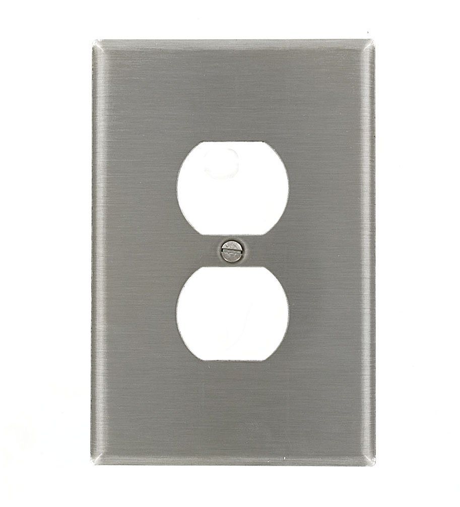 Leviton 84103-40 SS WP 1G Oversized Duplex Outlet Cover - Durable & Stylish Image