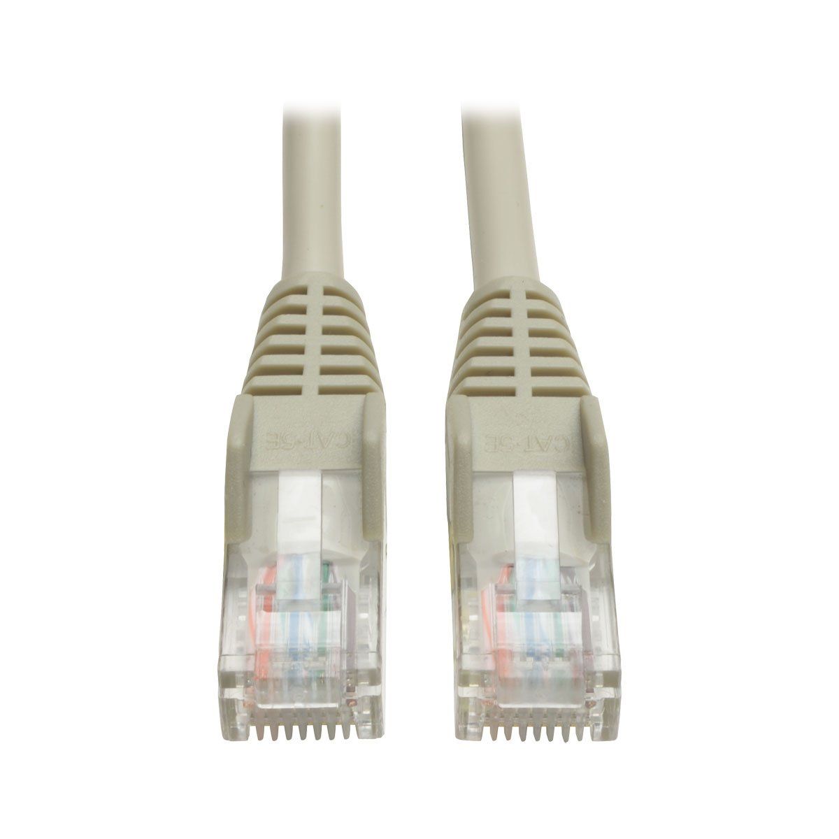 Tripp Lite Cat5e 350MHz Snagless Patch Cable 3ft - Gray RJ45 Ethernet Cable for Fast Networking