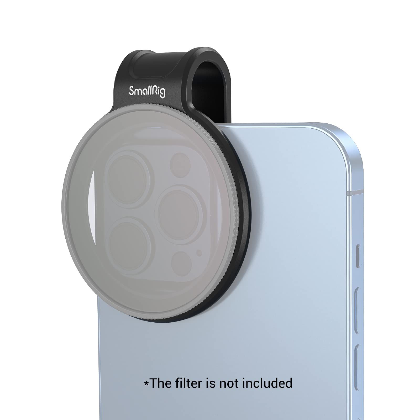 SmallRig 52mm Magnetic Filter Clip for iPhone 12/13 & Samsung Galaxy S22 - External Filter Adapter for Huawei Mate 40/P40 Pro