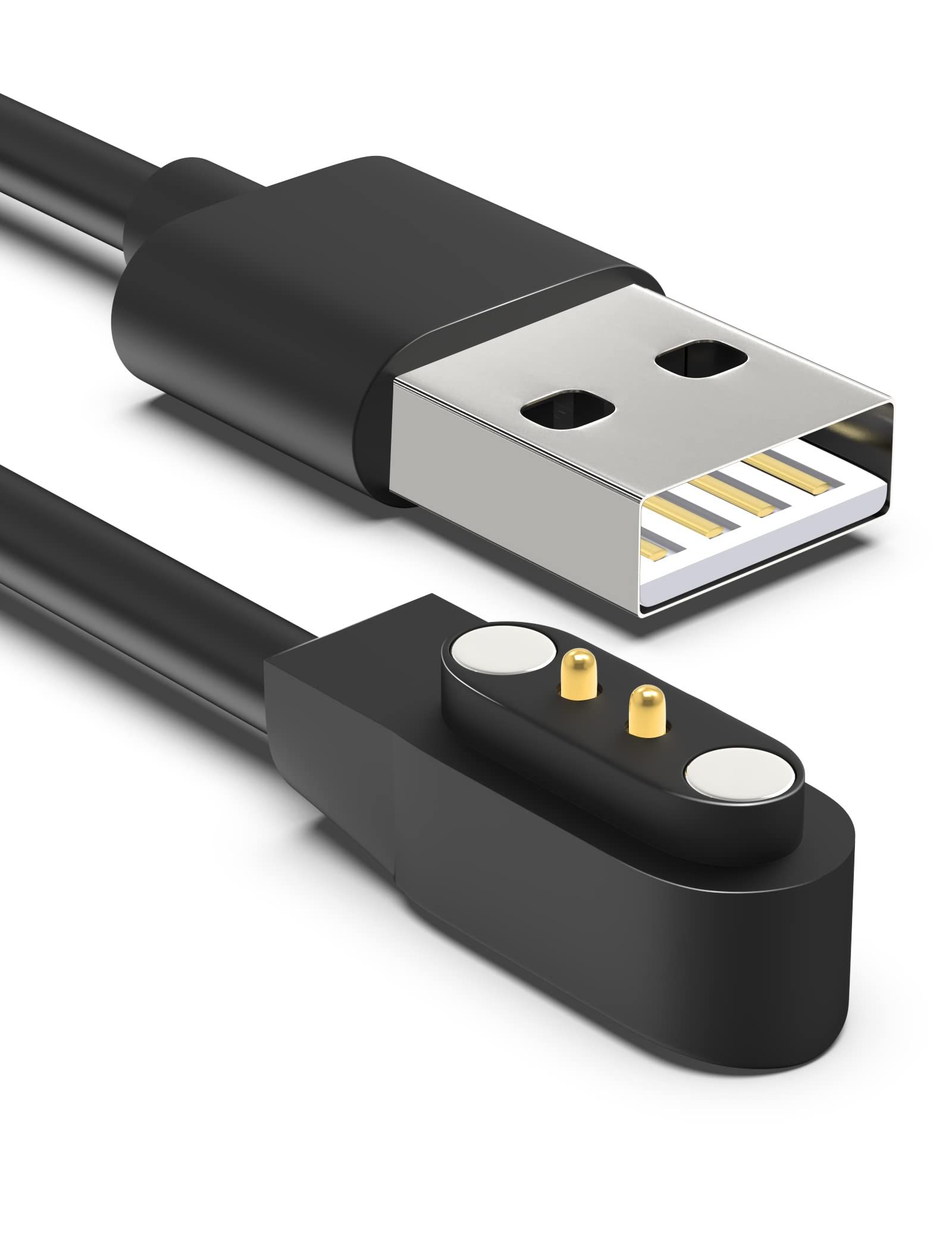 Fast Charging Bicmice Smart Watch Charger for Wyze, Letsfit, YAMAY & More - Magnetic USB Cable for ID205L, SW023, Uwatch 3S & More