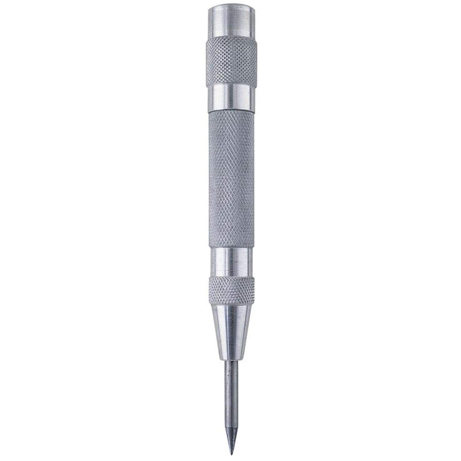 General Tools Automatic Center Punch #70079 - Precision Nail Punch Tool for Marking & Scribing - Essential Machinist Tool