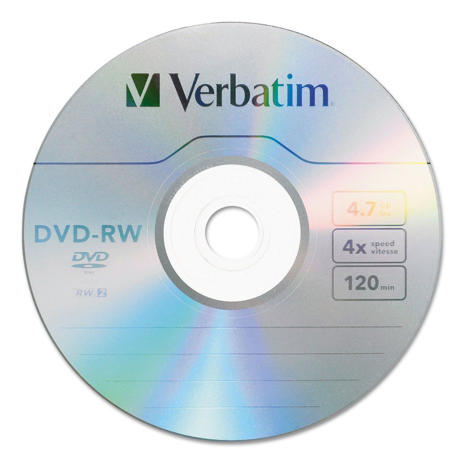 Verbatim 700MB CD-R 52X Printable Discs - 100 Pack Spindle for Inkjet Printing