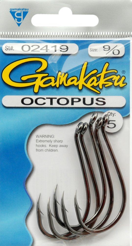 Buy Gamakatsu 02419 Octopus Hooks - Premium Quality Fishing Gear for Anglers