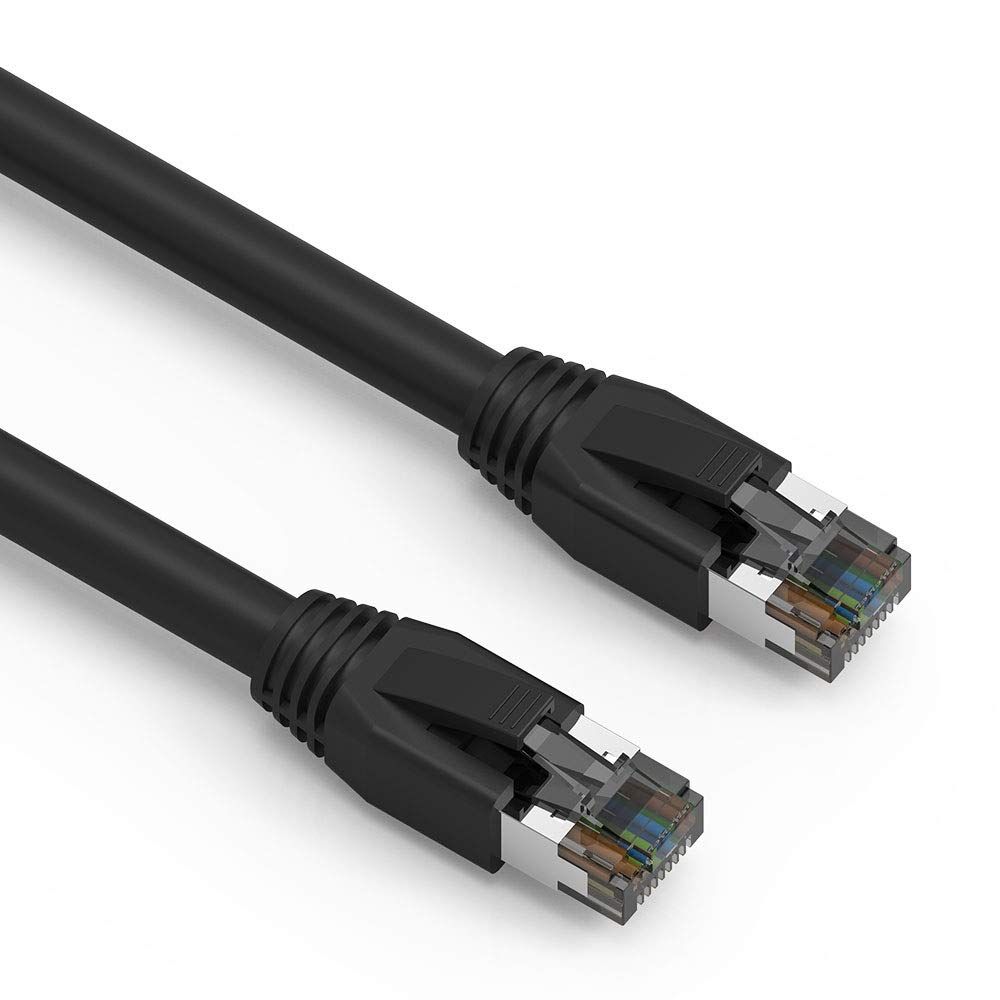 Nippon Labs Cat8 25FT Ethernet Cable - 40Gbps, Weatherproof, Shielded for PS4, PS5, Xbox, Router & More
