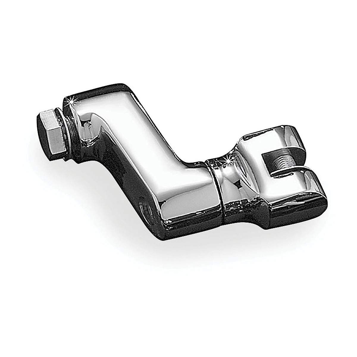 "Buy Kuryakyn 7996 Offset Footpeg Mounts - Chrome Motorcycle Foot Control with 1/2"-13 Bolts | Durable & Stylish"