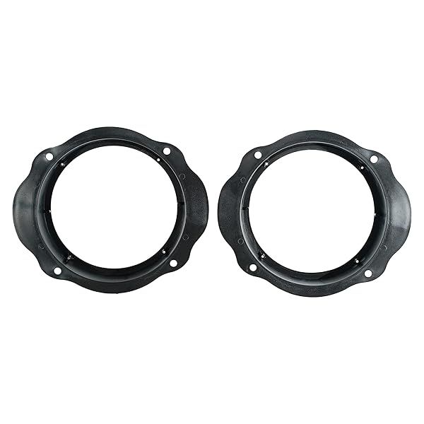 6.5 Inch Door Speaker Adapter for Ford Fiesta 2005-2008 Focus 2005-2011 Aftermarket Speaker Spacer Ring Bracket 2 PCS