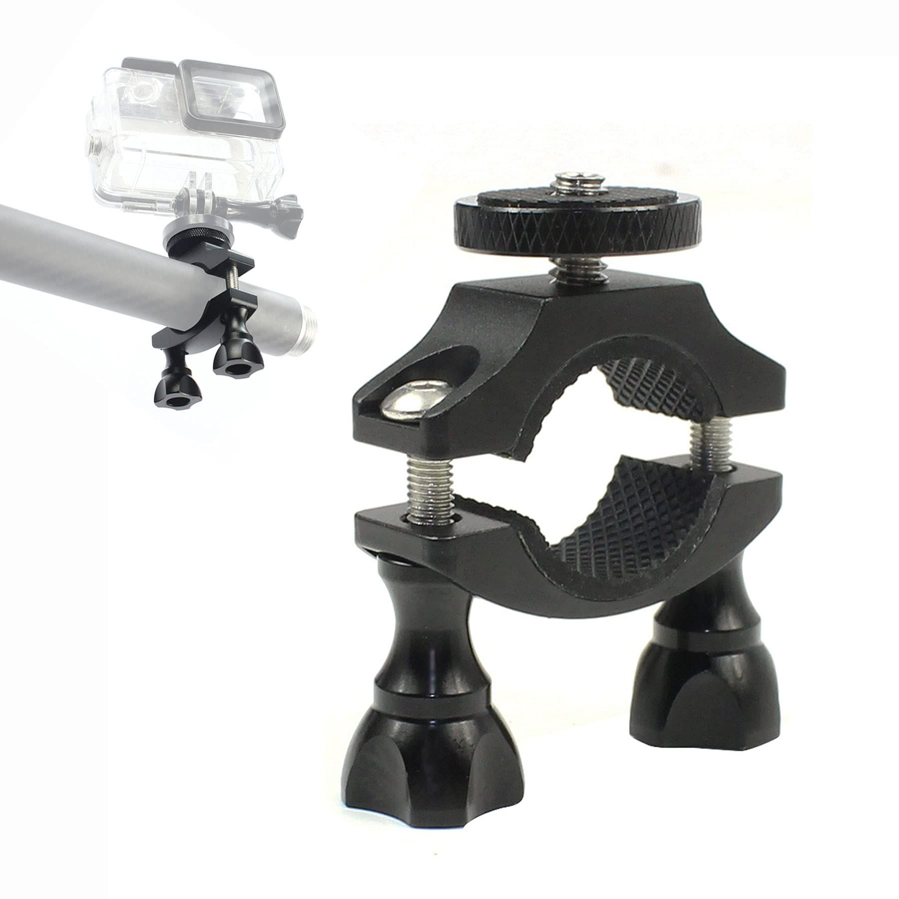 Niewalda Bike Camera Mount: Compatible GoPro, OSMO, SJCAM & DJI for Mountain Biking & Motorcycling