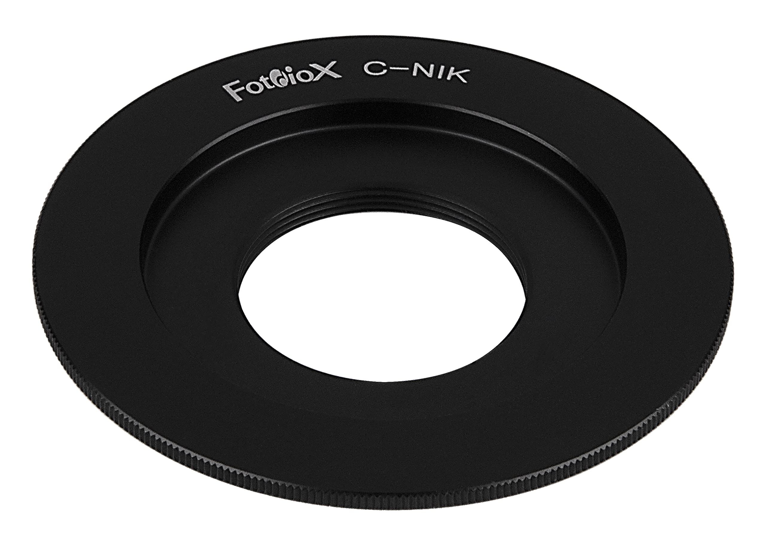 Fotodiox C-Mount to Nikon F-Mount Lens Adapter for CCTV & Cine Lenses - Enhance Your Photography