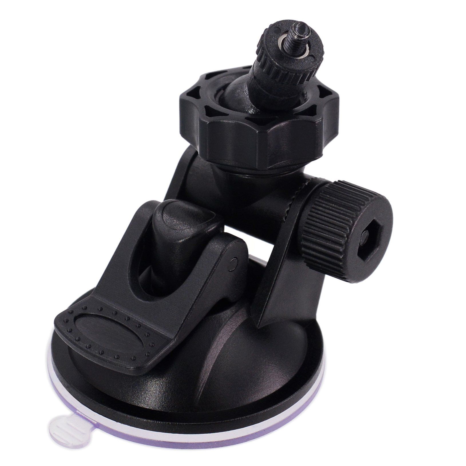 "iSaddle CH03A 1/8" Screw Thread Suction Mount Tripod Holder for Dash Cam - M4 4mm Compatibility"