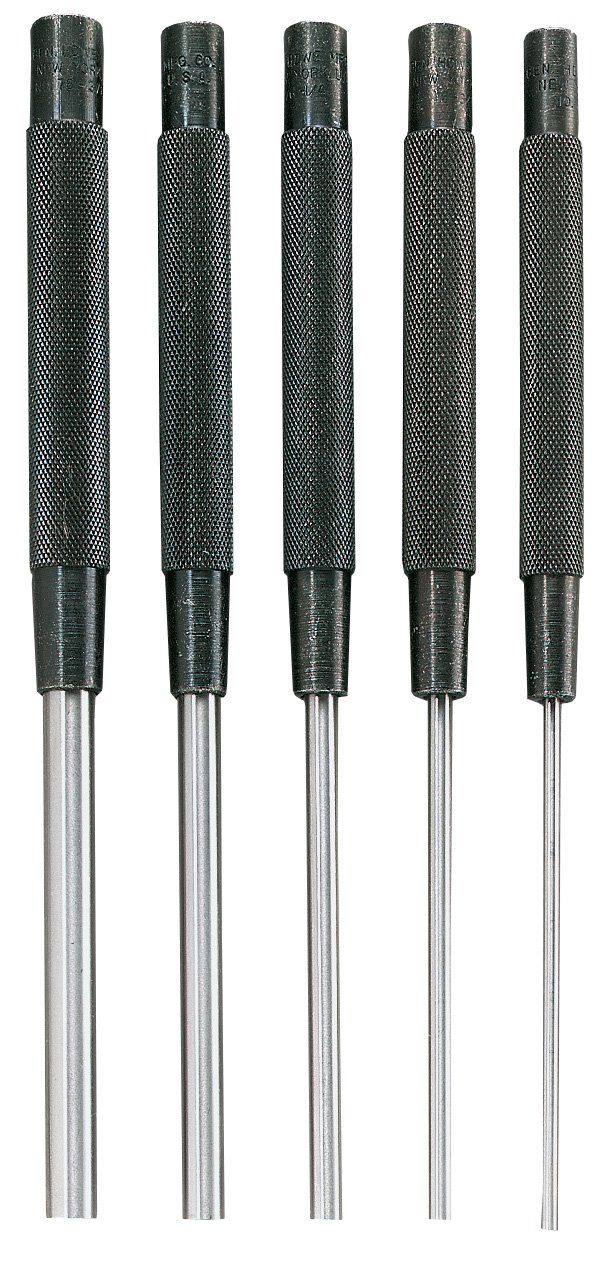 General Tools SPC76 Extra Long Drive Pin Punch Set of 5 - Precision Tool for Easy Pin Removal