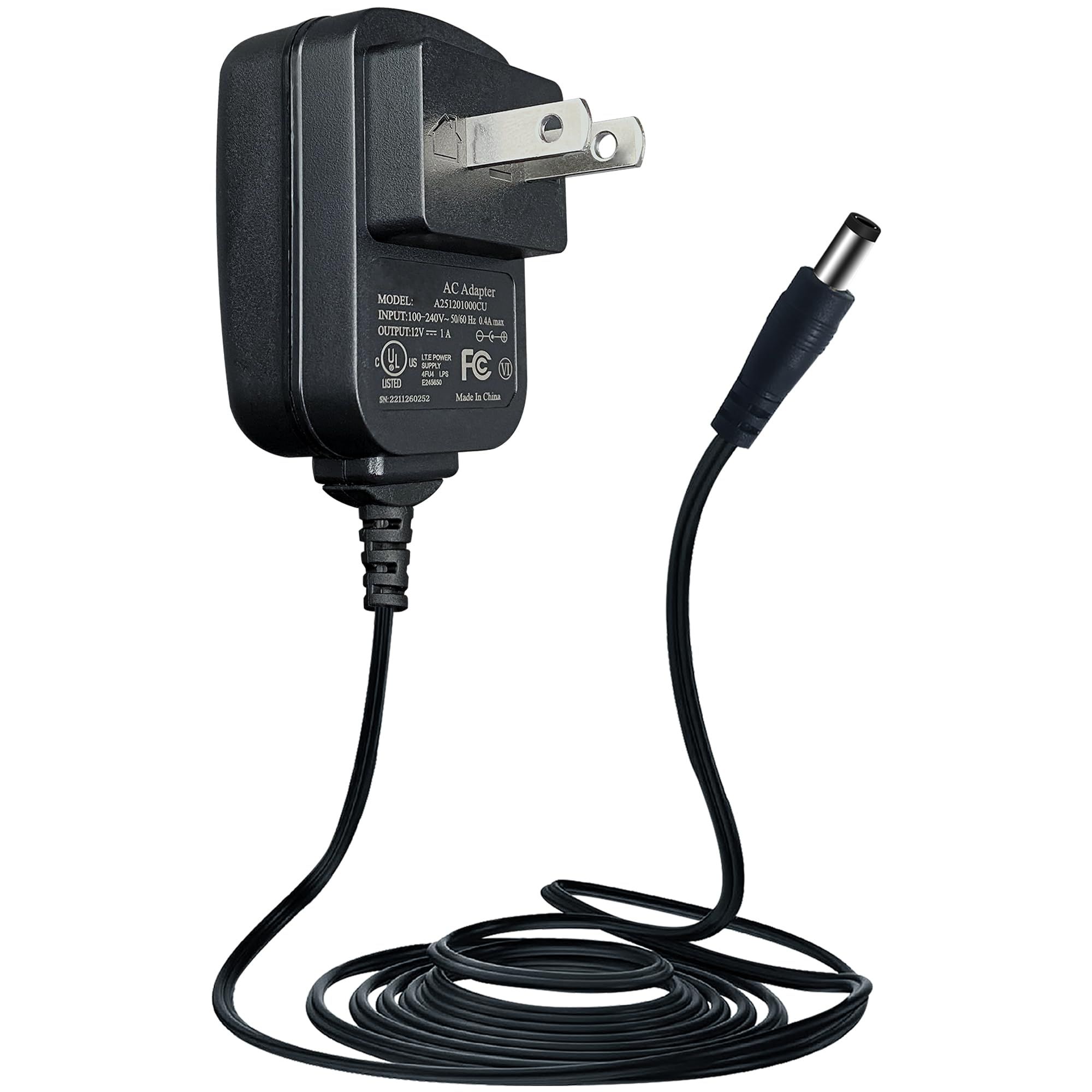 ANLINK 12V 1A Power Adapter - UL Listed 5ft Charger for LED Strips, Cameras & More