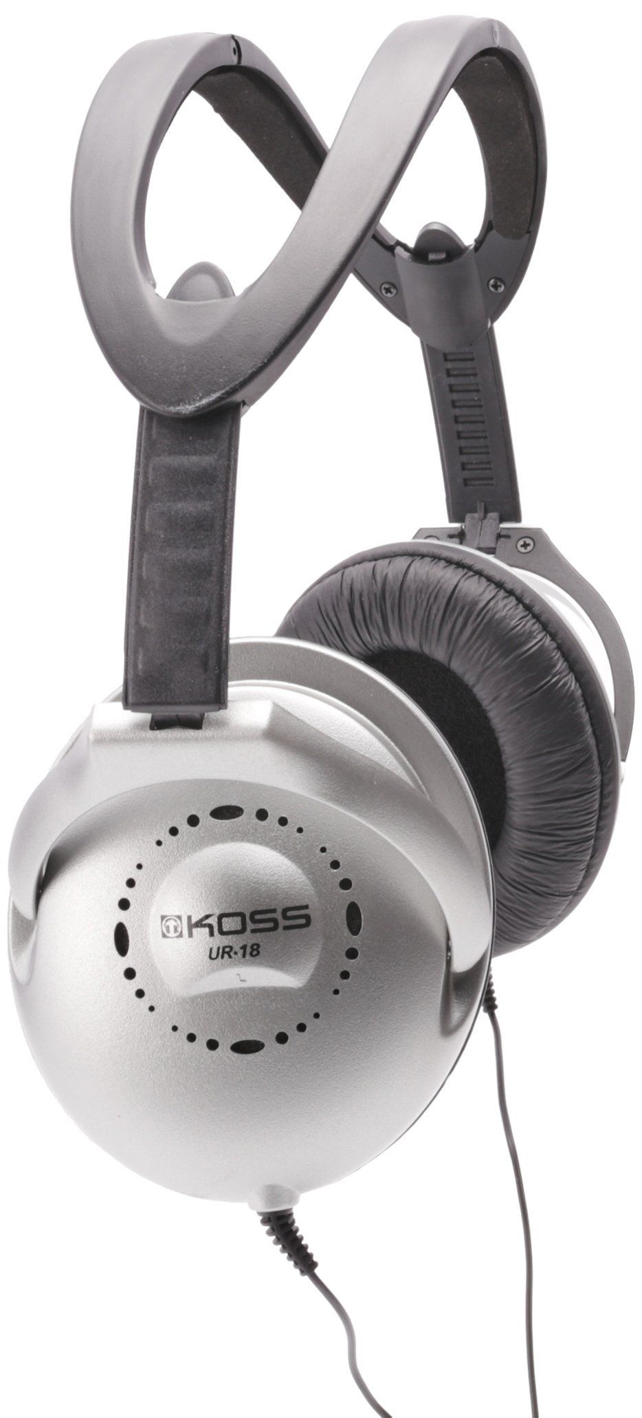 Buy Koss UR18 Collapsible Home Headphones - Silver Finish, 3.5mm Jack, Compact Design