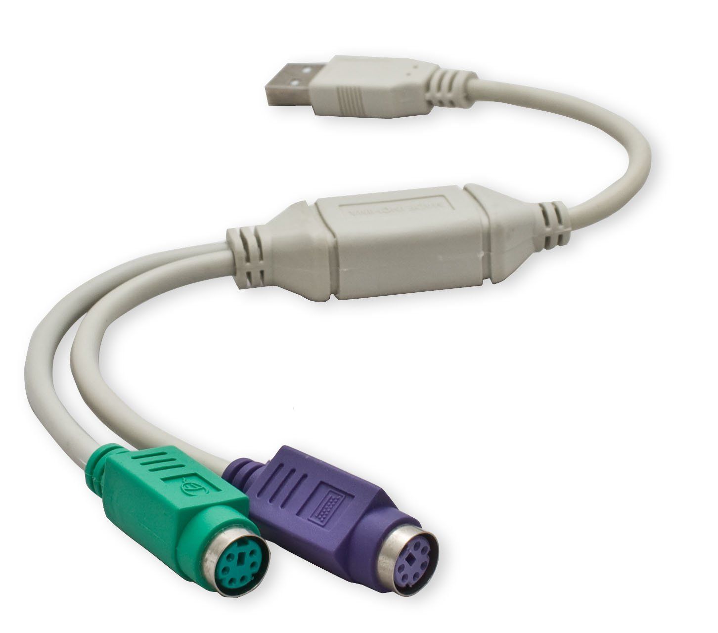 Syba USB to PS/2 Adapter SY-USB-PS2: Fast & Reliable Connection for Keyboards & Mice