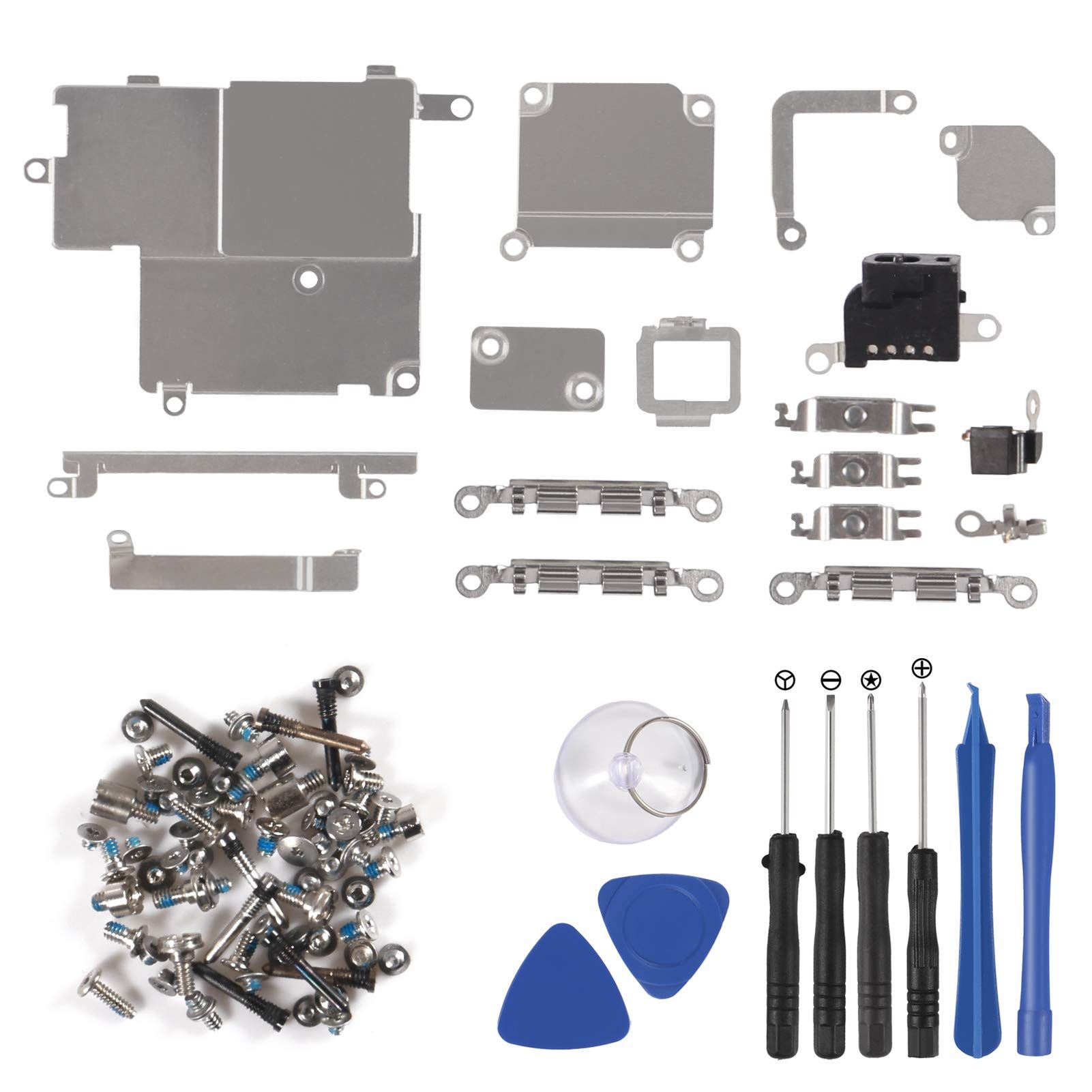 iPhone 11 Pro Inner Parts Replacement Kit: Bracket, Screws & Tools for Easy Repairs