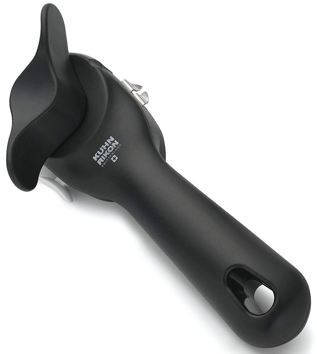 Kuhn Rikon Auto Safety LidLifter: Easy Can Opener with Ring Pull - Black, 8x2.5x2.75 Inches