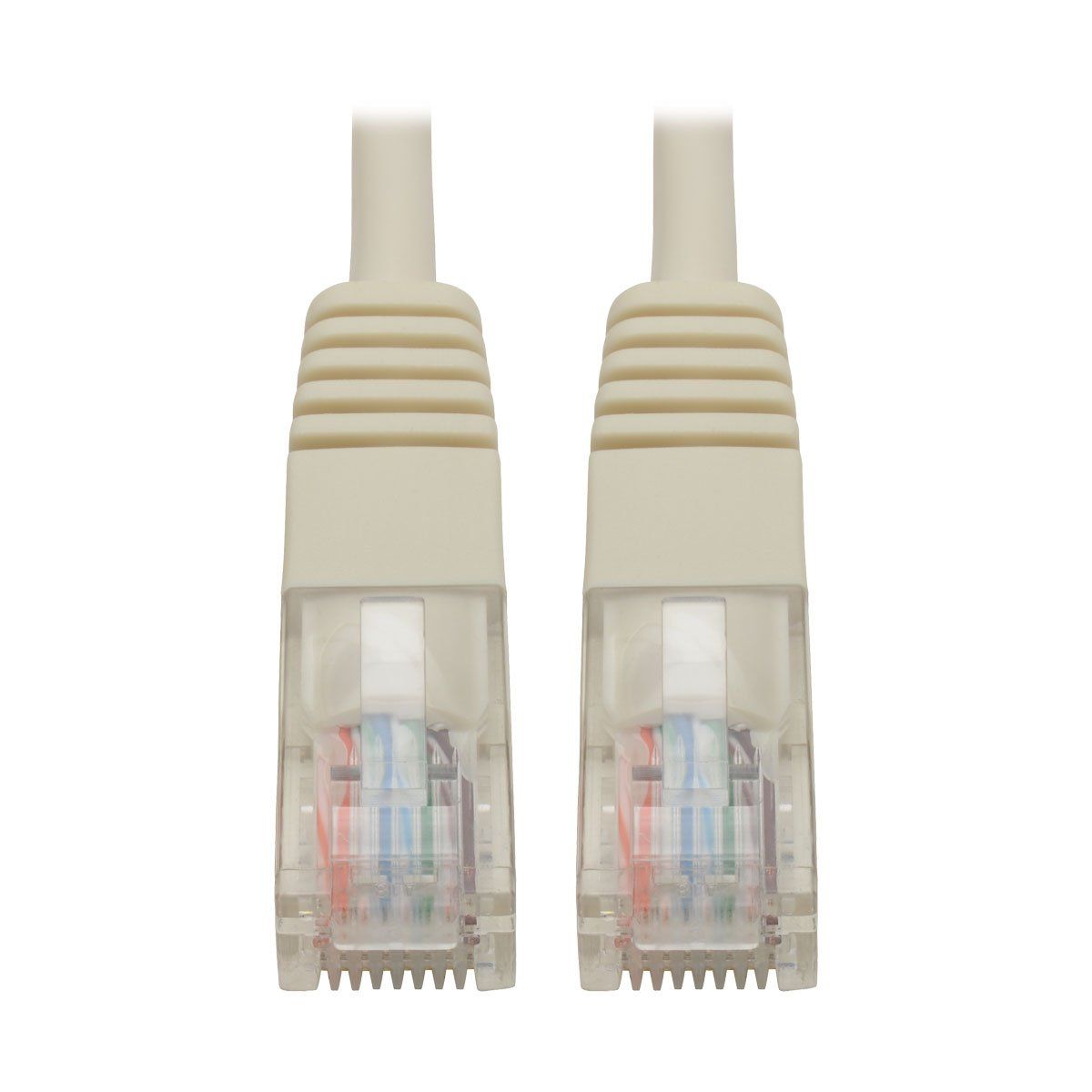 Tripp Lite Cat5e 350MHz 25-ft Molded Patch Cable (RJ45 M/M) - High-Speed White Ethernet Cable