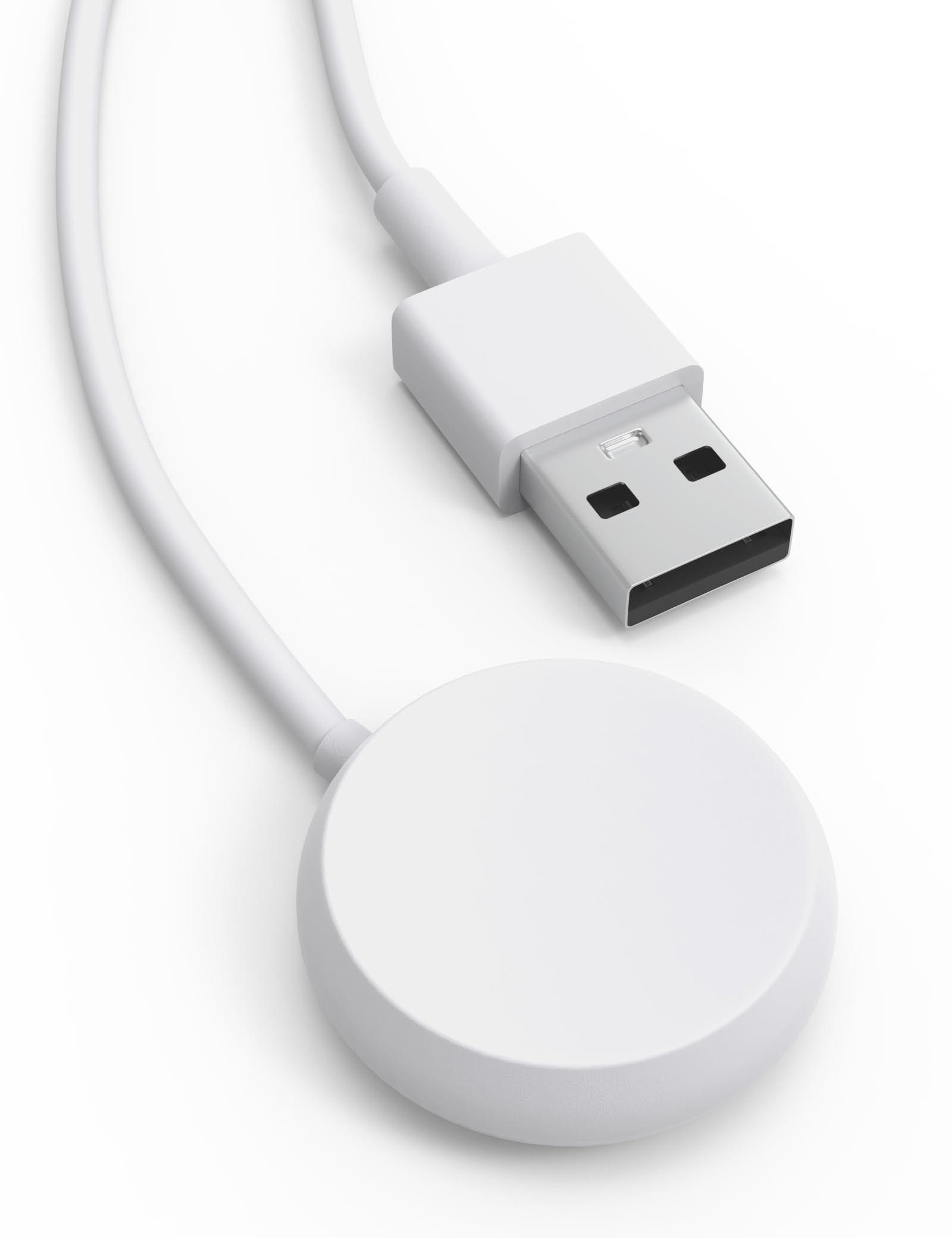 Sinoacc 3.3Ft USB Charger for Google Pixel Watch - White Replacement Cable (Not for Pixel Watch 2)