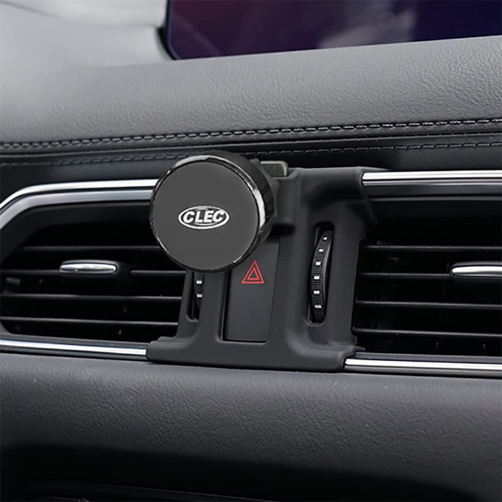 BEERTE Magnetic Phone Holder for Mazda CX-5 (2017-2024) - Adjustable Air Vent & Dashboard Mount for Any Smartphone
