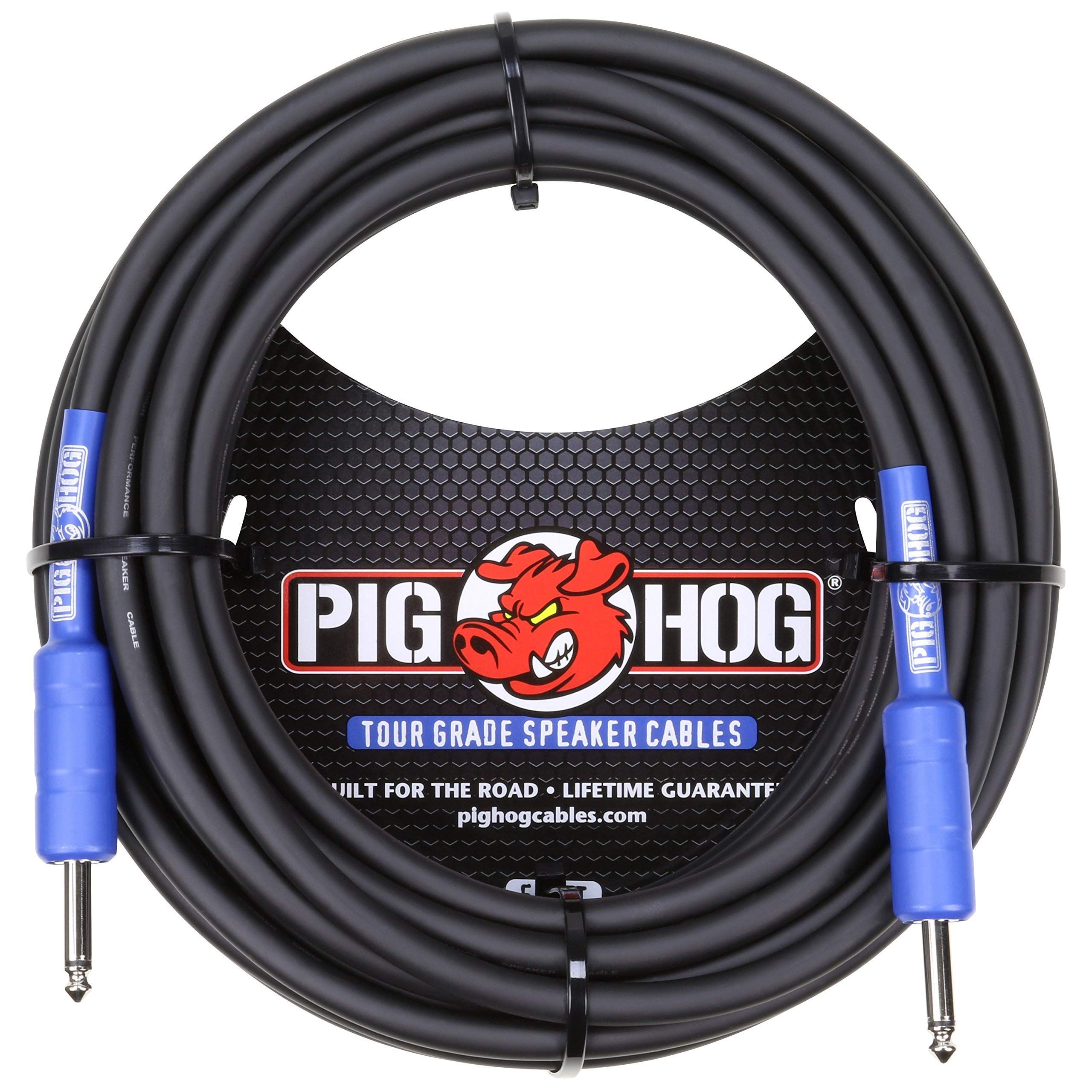 Pig Hog PHSC50 14 Gauge Speaker Cable - 50ft Durable Audio Wire for Superior Sound Quality