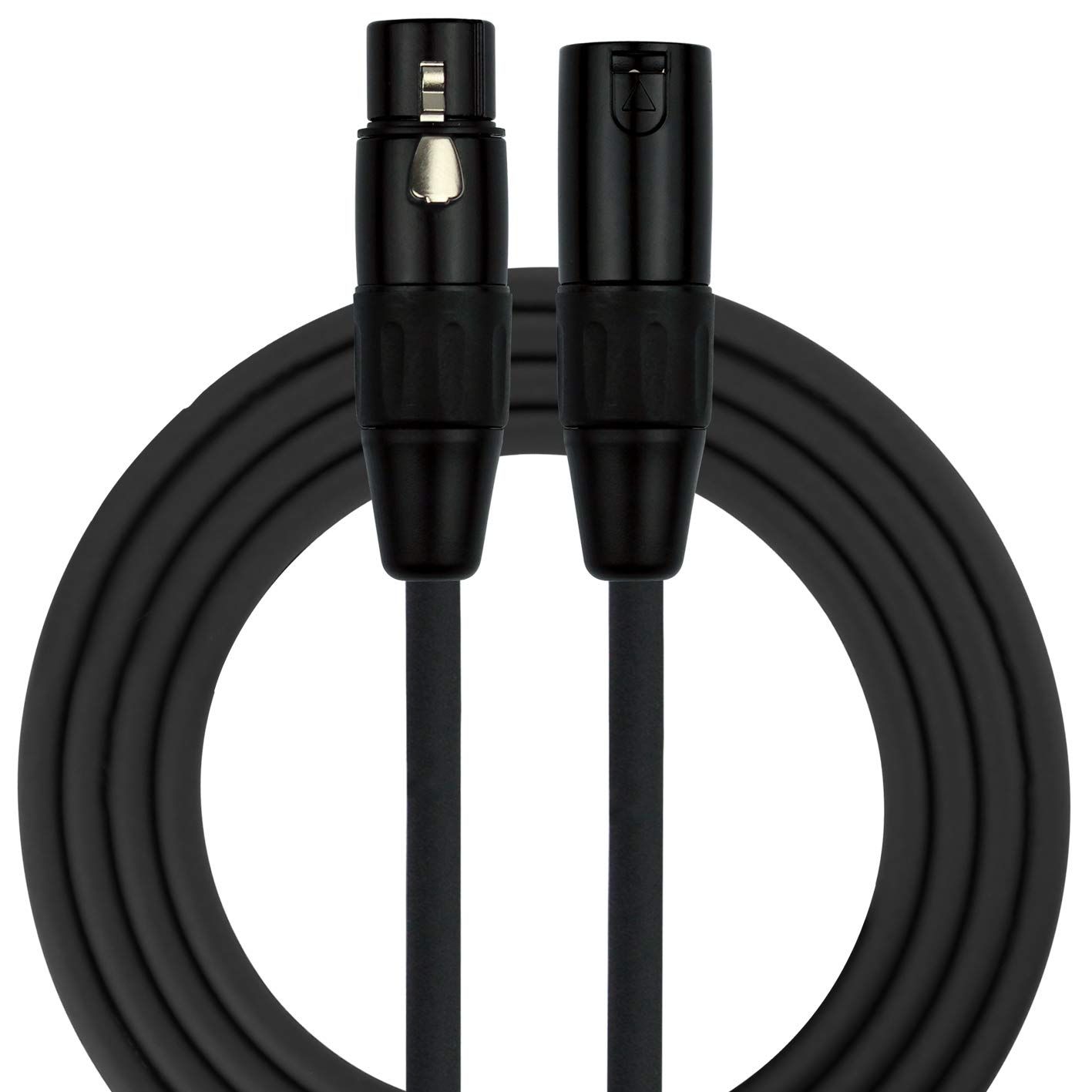 Buy KIRLIN 25FT XLR Microphone Cable (MPC-270PB-25/BK) - High-Quality Black MPC Microphone Cable