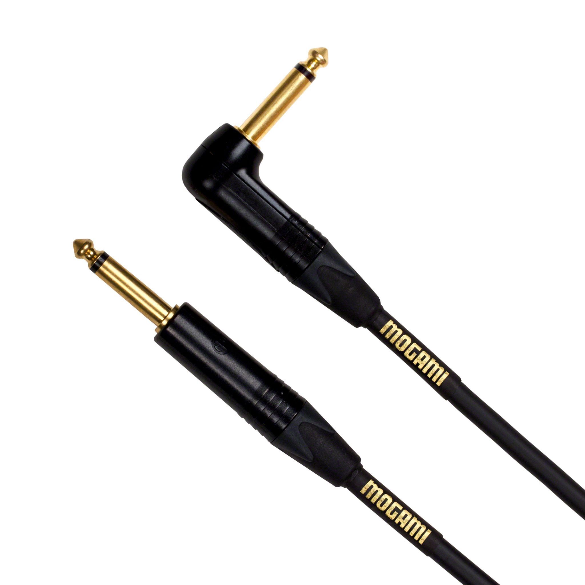 Buy Mogami Gold Instrument 25R Cable - 25ft Guitar/Instrument Straight to R/A Ends