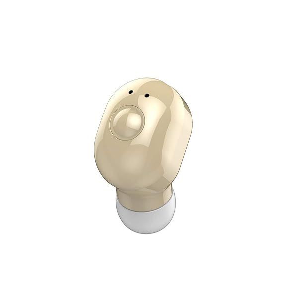 AIYIBEN Mini Bluetooth Earbud: Smallest Invisible Headphone with 4-5 Hour Playtime for iPhone & Android