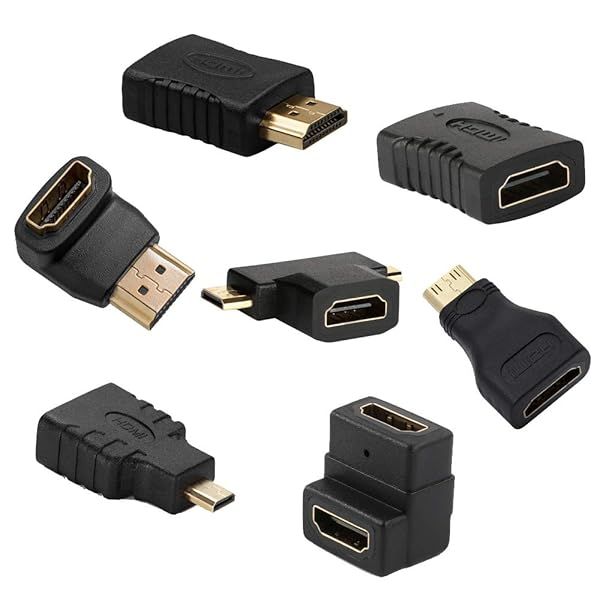 Ultimate AONTOKY HDMI Adapters Kit: 7 Mini to Micro HDMI Male/Female Connectors for Versatile Connectivity
