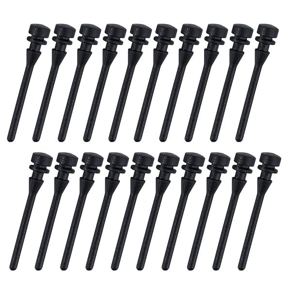 50 Pack AUEAR Soft Silicone Anti-Noise Screws for Case & CPU Fans - Vibration Reducing Rivets