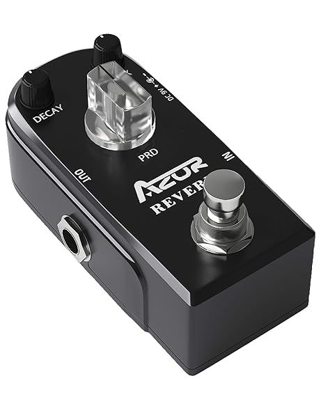 AZOR Digital Reverb Pedal: Hall & Church Effects for Electric Guitar & Bass AP312