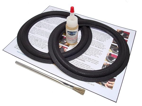 "Acoustic Research 8" Speaker Foam Surround Repair Kit - Fits AR Models 4-94 - 2 Speaker Kit for Easy Edge Repair"