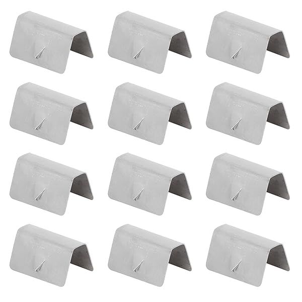 12pcs Stainless Steel Wind Deflector Clips for G3 - Durable Rain Guard Channel Fitting & Retaining Window Clips