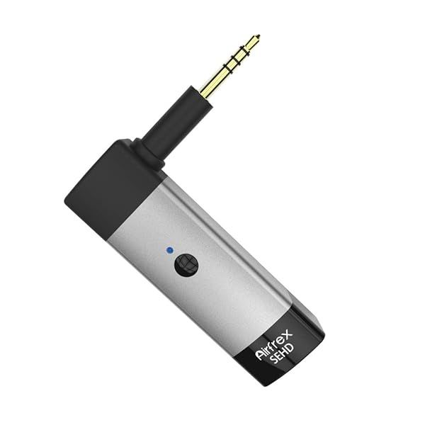 Airfrex Bluetooth Adapter for Sennheiser HD598 Series: Wireless Audio Receiver with Mic & 2.5mm Jack