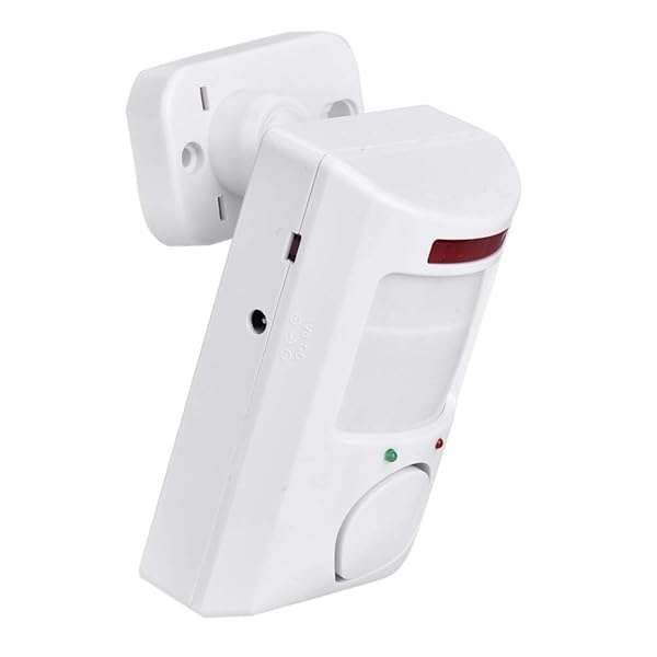 105dB Alarm System with 30m Range - Infrared Motion Sensor Wall Alert for Home Security
