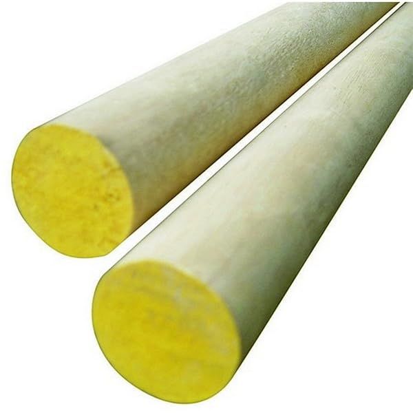 "Buy Alexandria Moulding 2" Dia. x 48" L Ramin Hardwood Dowels - Yellow Case of 2 for Quality Crafting"