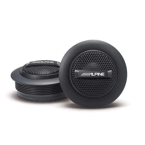 "Alpine S-S10TW S-Series 1" Silk Dome Tweeter Set - Enhance Your Sound System Today!"