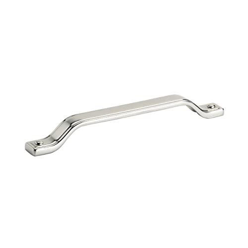 Amerock Jolene Polished Nickel Kitchen Cabinet Pull - 7-9/16 in Center-to-Center | Stylish Furniture Hardware
